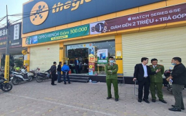 Khởi tố và bắt tạm giam nghi phạm tấn công Thế giới di động