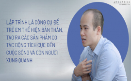 Chàng trai Việt bỏ Microsoft về dạy lập trình cho trẻ em Việt Nam