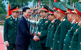 Chủ tịch nước kiểm tra công tác huấn luyện sẵn sàng chiến đấu tại Lữ đoàn K3