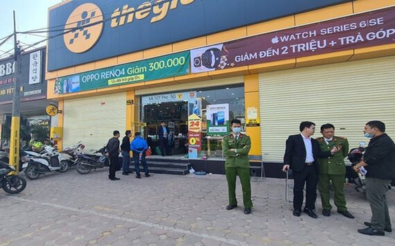 Khởi tố và bắt tạm giam nghi phạm tấn công Thế giới di động